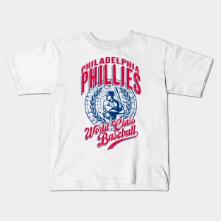 Vintage PHILLIES World Class Baseball Kids T-Shirt